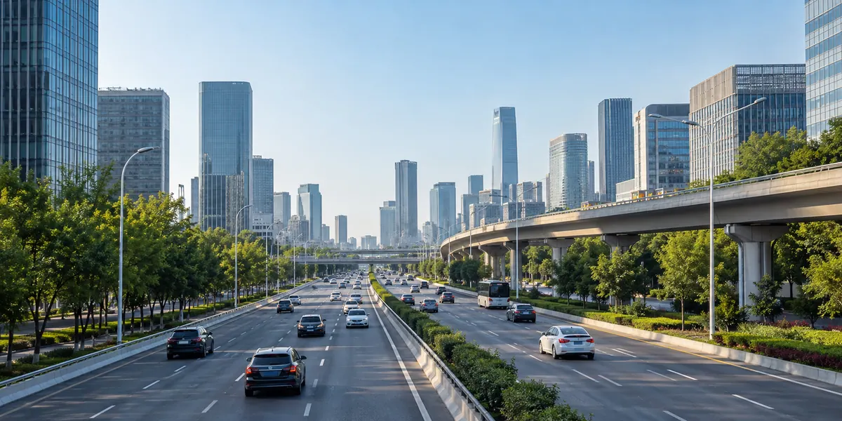 Illustrative Beijing urban transport gateway